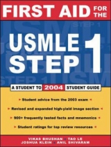 First Aid for the USMLE Step 1: 2004 - Bhushan, Vikas; Le, Tao