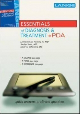 Essentials of Diagnosis and Treatment for PDA, Third Edition - Tierney, Lawrence; Saint, Sanjay; Whooley, Mary