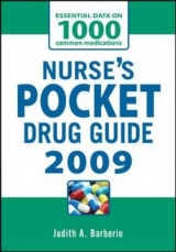 NURSES POCKET DRUG GUIDE 2009 - Barberio, Judith