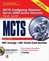 MCTS Windows Server 2008 Active Directory Services Study Guide (Exam 70-640) (SET) - Suhanovs, Dennis
