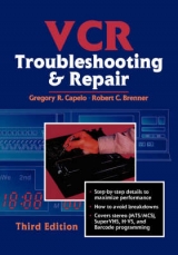 VCR Troubleshooting and Repair - Brenner, Robert; Capelo, Gregory