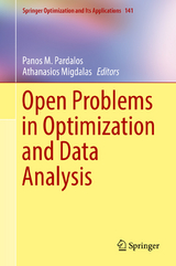 Open Problems in Optimization and Data Analysis - 