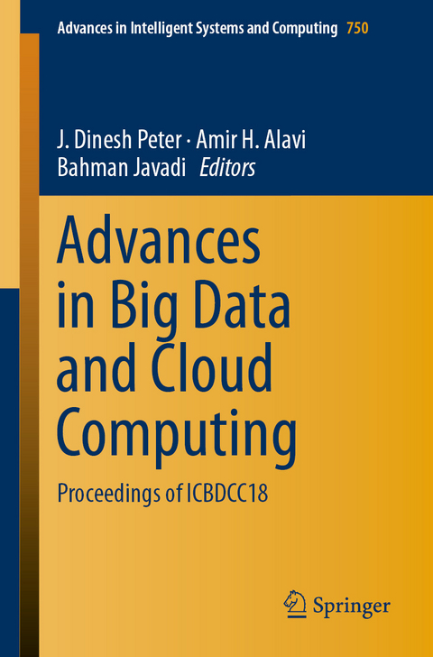 Advances in Big Data and Cloud Computing - 