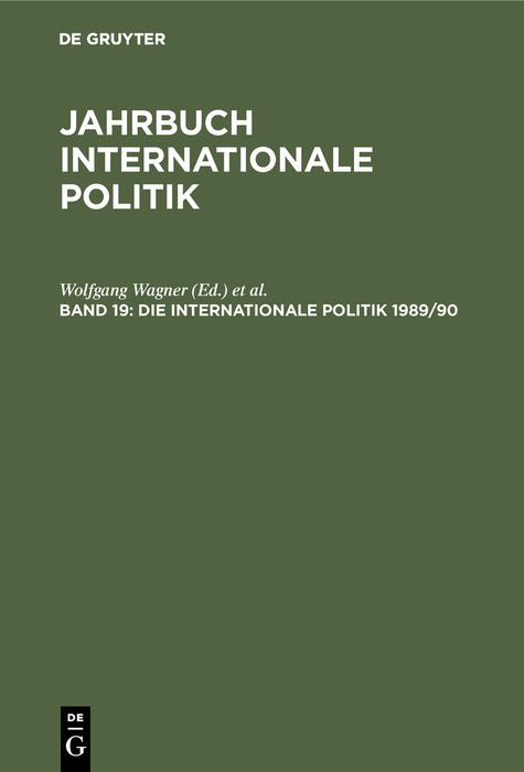 Die Internationale Politik 1989/90 - 