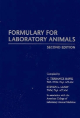 Formulary for Laboratory Animals - Hawk, C.Terrance; Leary, Steven L.