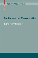 Notions of Convexity - Lars Hörmander