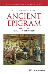 A Companion to Ancient Epigram - 