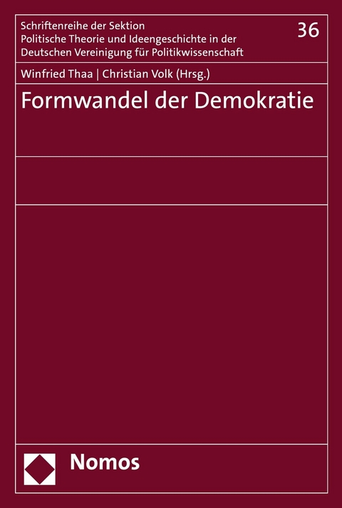 Formwandel der Demokratie - 