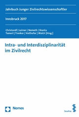 Intra- und Interdisziplinarität im Zivilrecht - 