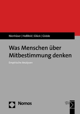 Was Menschen über Mitbestimmung denken -  Werner Nienhüser,  Heiko Hoßfeld,  Esther Glück,  Lukas Gödde