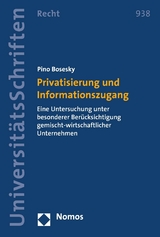 Privatisierung und Informationszugang - Pino Bosesky