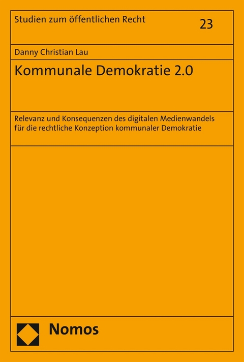 Kommunale Demokratie 2.0 - Danny Christian Lau