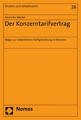 Der Konzerntarifvertrag -  Johannes Völcker