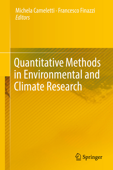 Quantitative Methods in Environmental and Climate Research - 