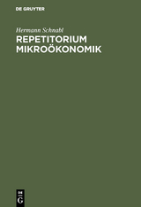 Repetitorium Mikroökonomik - Hermann Schnabl