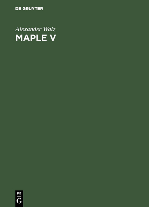 Maple V - Alexander Walz