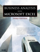 Business Analysis with Microsoft Excel - Carlberg, Conrad