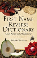 First Name Reverse Dictionary - Navarro, Yvonne