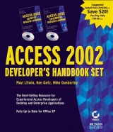 Access 2002 Developer's Handbook Set - Litwin, Paul; Getz, Ken; Gunderloy, Mike