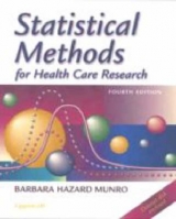 Statistical Methods for Healthcare Research - Munro, Barbara Hazard; Munro, Barbara Hazard