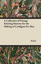 Collection of Vintage Knitting Patterns for the Making of Cardigans for Men -  ANON