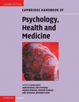 Cambridge Handbook of Psychology, Health and Medicine - Ayers, Susan; Baum, Andrew; McManus, Chris; Newman, Stanton; Wallston, Kenneth