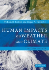 Human Impacts on Weather and Climate - Cotton, William R.; Pielke, Sr, Roger A.