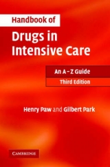 Handbook of Drugs in Intensive Care - Paw, Henry G. W.; Park, Gilbert R.