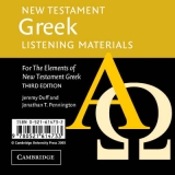 New Testament Greek Listening Materials - Duff, Jeremy