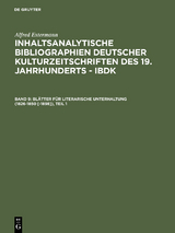 Blätter für literarische Unterhaltung (1826-1850 [-1898]) - 