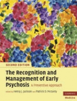 The Recognition and Management of Early Psychosis - Jackson, Henry J.; McGorry, Patrick D.
