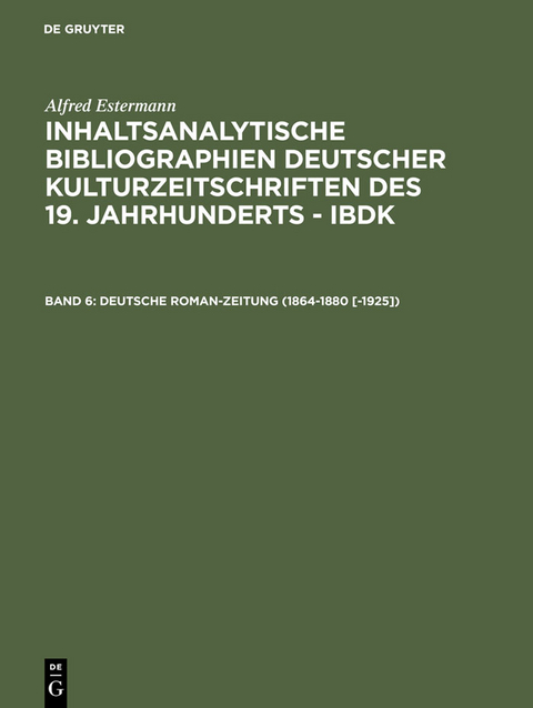 Deutsche Roman-Zeitung (1864-1880 [-1925]) - Alfred Estermann