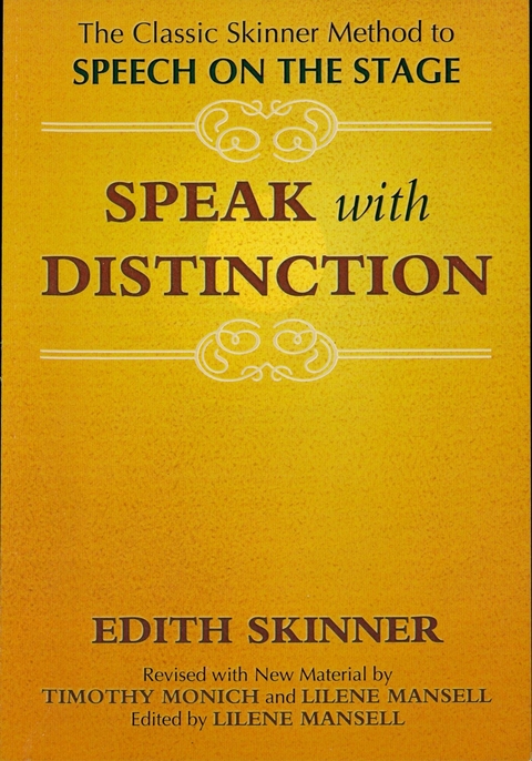 Speak with Distinction -  Edith Skinner