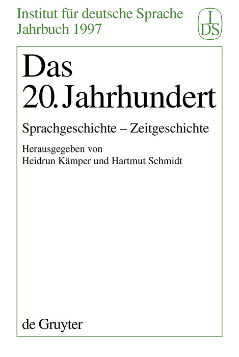 Das 20. Jahrhundert - 