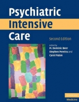 Psychiatric Intensive Care - Beer, M. Dominic; Pereira, Stephen M.; Paton, Carol