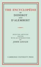 The Encyclopédie of Diderot and D'Alembert - Diderot; Lough, J.