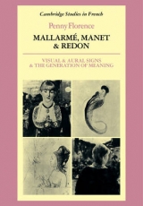 Mallarmé, Manet and Redon - Florence, Penny