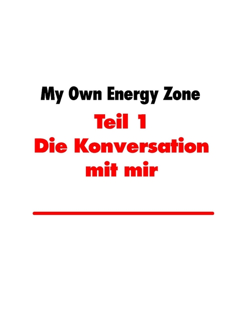 My Own Energy Zone - Mohamed Osman