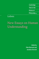 Leibniz: New Essays on Human Understanding - Leibniz, G. W.; Remnant, Peter; Bennett, Jonathan