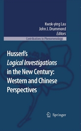 Husserl's Logical Investigations in the New Century: Western and Chinese Perspectives - 