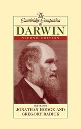 The Cambridge Companion to Darwin - Hodge, Jonathan; Radick, Gregory