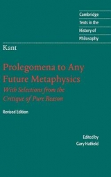 Immanuel Kant: Prolegomena to Any Future Metaphysics - Kant, Immanuel