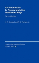 An Introduction to Noncommutative Noetherian Rings - Goodearl, K. R.; Warfield, Jr, R. B.