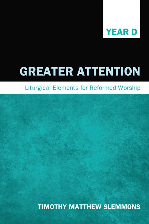 Greater Attention -  Timothy Matthew Slemmons
