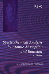 Spectrochemical Analysis by Atomic Absorption and Emission - Lajunen, L H J; Peramaki, Paavo