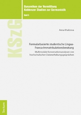 Formularbasierte studentische Lingua-Franca-Immatrikulationsberatung - Anna Khalizova