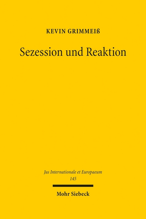 Sezession und Reaktion -  Kevin Grimmeiß