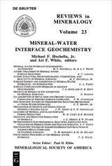 Mineral-Water Interface Geochemistry - 