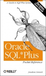 Oracle SQL*Plus Pocket Reference - Gennick, Jonathan
