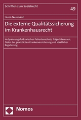 Die externe Qualitätssicherung im Krankenhausrecht -  Laura Neumann